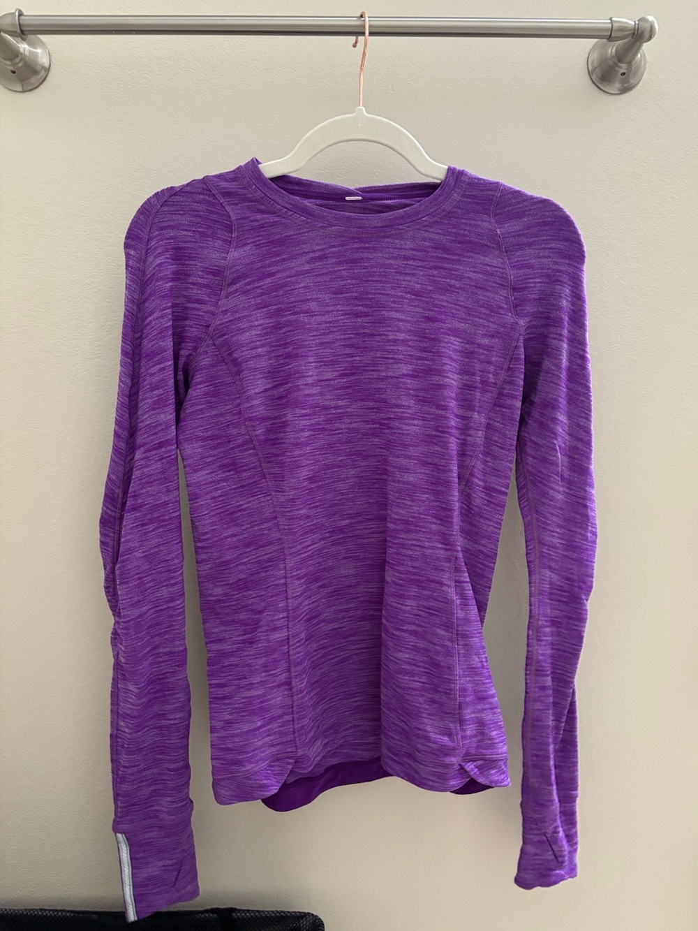Lululemon Purple Long Sleeve Athletic Top
